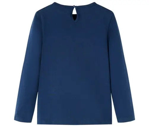 Bērnu Krekls Ar Garām Piedurknēm, Tumši Zils, 104