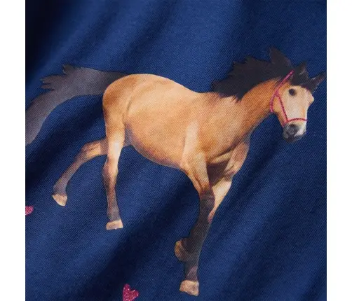 Bērnu Krekls Ar Garām Piedurknēm, Tumši Zils, 104