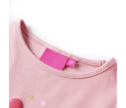 Bērnu Krekls Ar Garām Piedurknēm, Gaiši Rozā, 116