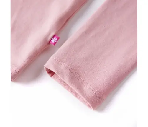 Vaikiški Marškinėliai Ilgomis Rankovėmis, Rožiniai, 128 Dydžio