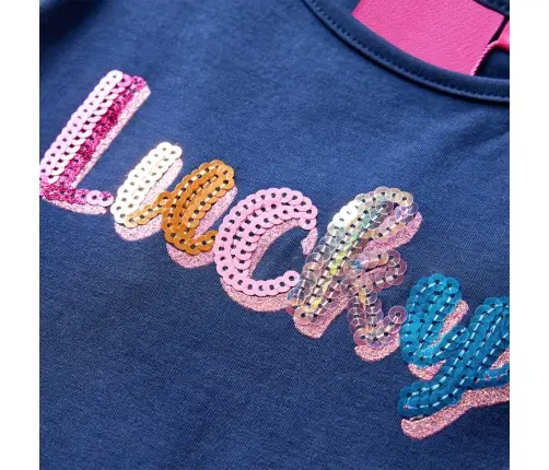 Bērnu Krekls Ar Garām Piedurknēm, Tumši Zils, 104