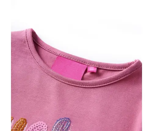 Pikkade Varrukatega Lastesärk, Vaarikaroosa, 92