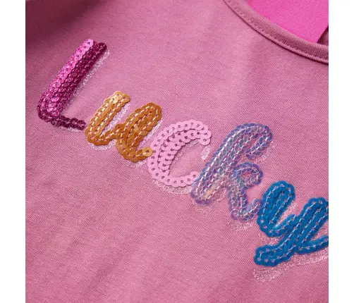 Bērnu Krekls Ar Garām Piedurknēm, Aveņu Krāsa, 116