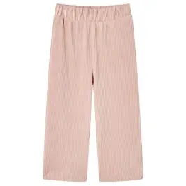 Vaikiškos Kelnės, Šviesiai Rožinės Spalvos, Velvetas, 92 Dydžio
