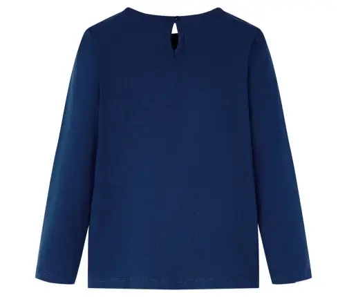 Bērnu Krekls Ar Garām Piedurknēm, Tumši Zils, 140