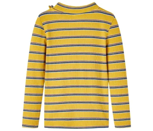 Bērnu Krekls Ar Garām Piedurknēm, Dzeltenbrūns, 104