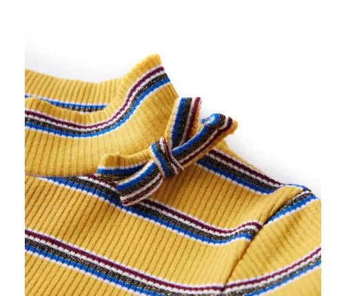 Bērnu Krekls Ar Garām Piedurknēm, Dzeltenbrūns, 104