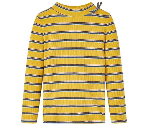 Bērnu Krekls Ar Garām Piedurknēm, Dzeltenbrūns, 140