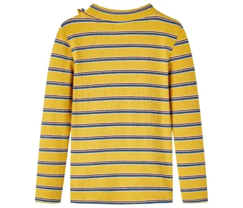 Bērnu Krekls Ar Garām Piedurknēm, Dzeltenbrūns, 140