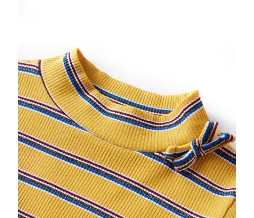 Bērnu Krekls Ar Garām Piedurknēm, Dzeltenbrūns, 140