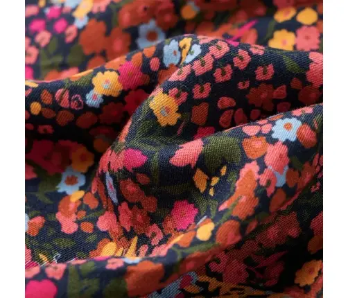 Bērnu Kleita Ar Garām Piedurknēm, Tumši Zila, Džinsa Zila, 104