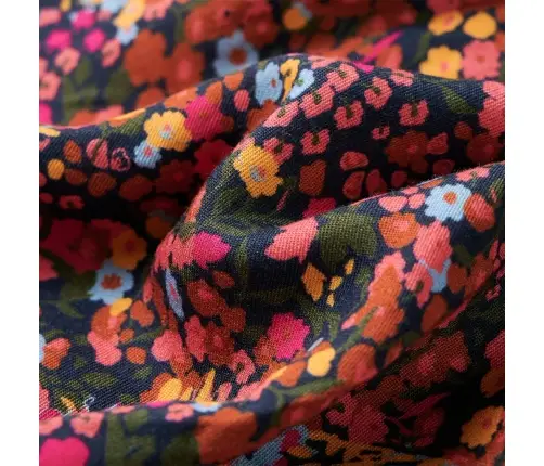 Bērnu Kleita Ar Garām Piedurknēm, Tumši Zila, Džinsa Zila, 140