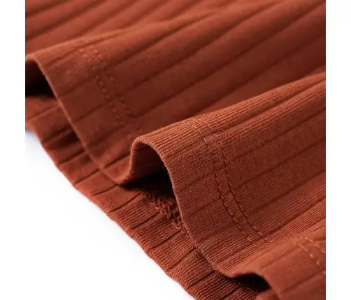 Bērnu Krekls Ar Garām Piedurknēm, Oranži Brūns, 116