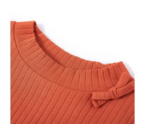 Vaikiški Marškinėliai Ilgomis Rankovėmis, Oranžiniai, 116 Dydžio