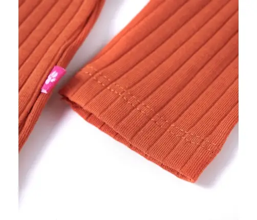 Vaikiški Marškinėliai Ilgomis Rankovėmis, Oranžiniai, 116 Dydžio