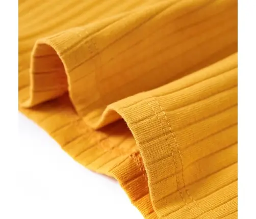 Vaikiški Marškinėliai Ilgomis Rankovėmis, Geltonai Rudi, 116 Dydžio