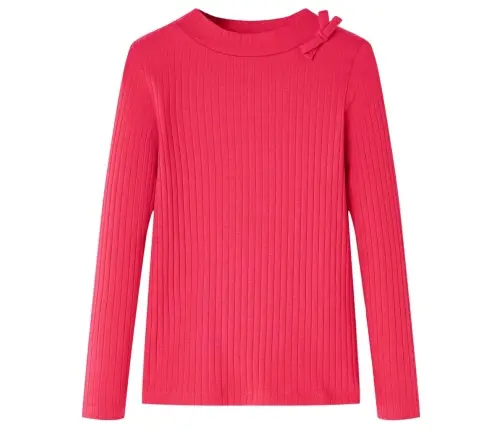 Vaikiški Marškinėliai Ilgomis Rankovėmis, Ryškiai Rožiniai, 116 Dydžio