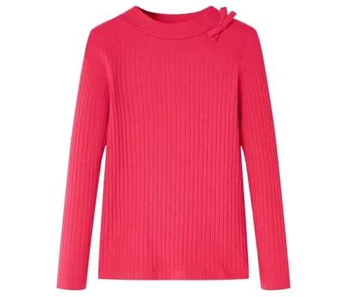 Bērnu Krekls Ar Garām Piedurknēm, Koši Rozā, 128