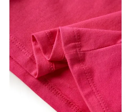 Vaikiški Marškinėliai Ilgomis Rankovėmis, Ryškiai Rožiniai, 104 Dydžio