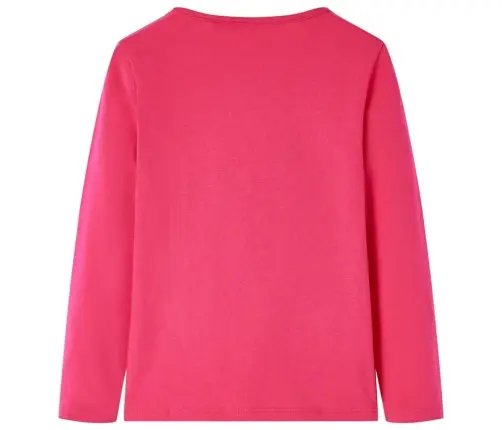 Bērnu Krekls Ar Garām Piedurknēm, Koši Rozā, 128