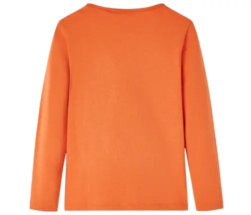 Pikkade Varrukatega Lastesärk, Tumeoranž, 92