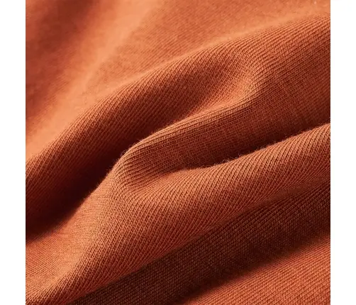 Bērnu Krekls Ar Garām Piedurknēm, Oranži Brūns, 140