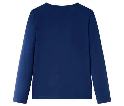 Vaikiški Marškinėliai Ilgomis Rankovėmis, Tamsiai Mėlyni