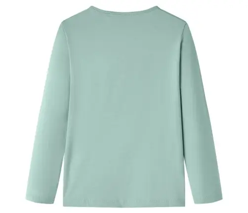 Pikkade Varrukatega Lastesärk, Mündiroheline, 104