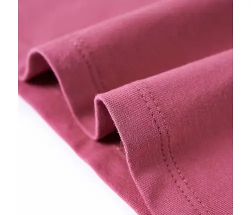 Vaikiški Marškinėliai Ilgomis Rankovėmis, Avietinės Spalvos, 116