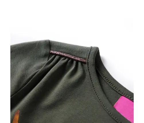 Bērnu Krekls Ar Garām Piedurknēm, Haki, 140