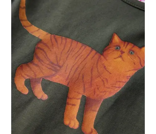 Bērnu Krekls Ar Garām Piedurknēm, Haki, 140