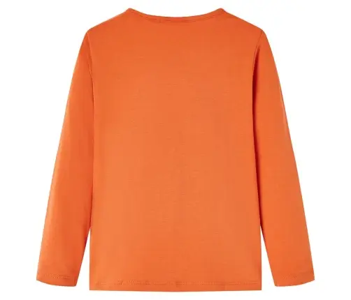 Pikkade Varrukatega Lastesärk, Tumeoranž, 92