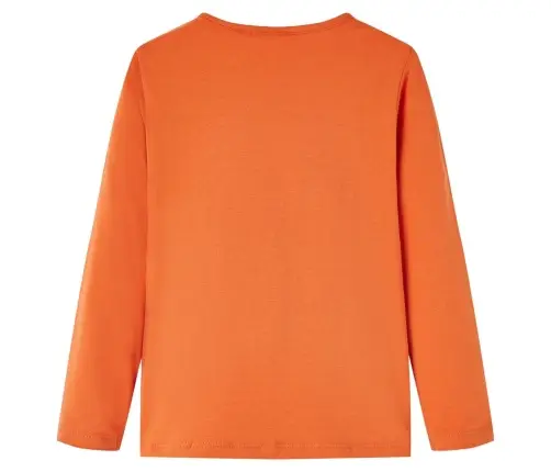 Vaikiški Marškinėliai Ilgomis Rankovėmis, Oranžiniai, 140 Dydžio