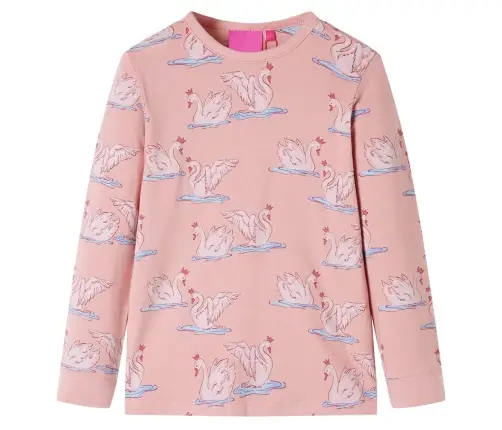 Bērnu Pidžama Ar Garām Piedurknēm, Gaiši Rozā, 116