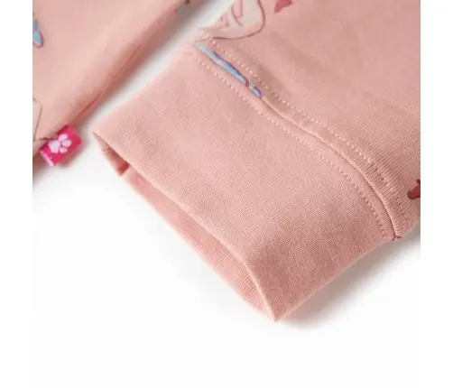 Bērnu Pidžama Ar Garām Piedurknēm, Gaiši Rozā, 128