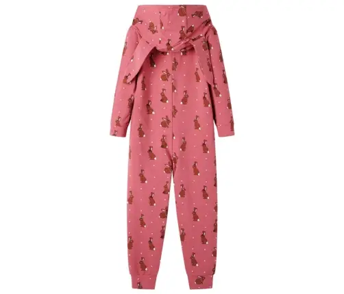 Laste Kapuutsiga Onesie, Vanaroosa, 92