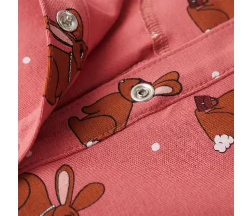 Laste Kapuutsiga Onesie, Vanaroosa, 104