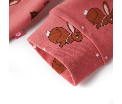 Laste Kapuutsiga Onesie, Vanaroosa, 104