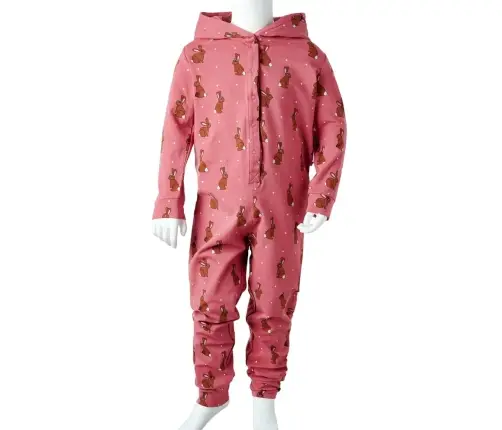 Laste Kapuutsiga Onesie, Vanaroosa, 104