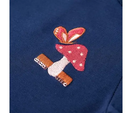 Vaikiški Marškinėliai Ilgomis Rankovėmis, Tamsiai Mėlyni, 104 Dydžio