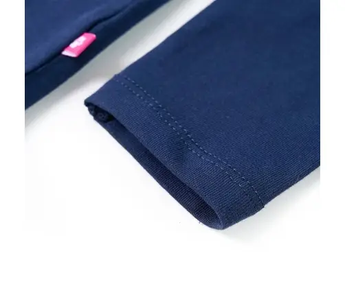 Vaikiški Marškinėliai Ilgomis Rankovėmis, Tamsiai Mėlyni, 104 Dydžio