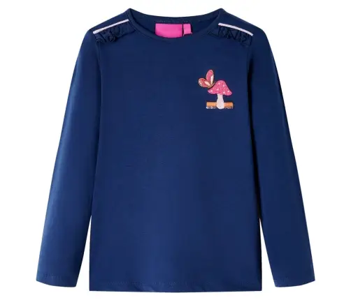 Pikkade Varrukatega Lastesärk, Tumesinine, 116