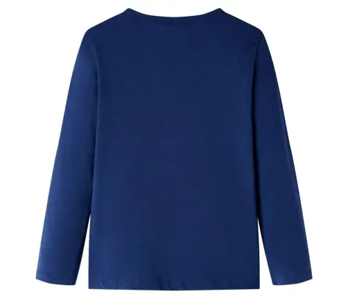 Bērnu Krekls Ar Garām Piedurknēm, Tumši Zils, 128