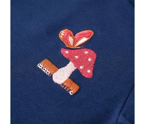 Bērnu Krekls Ar Garām Piedurknēm, Tumši Zils, 140