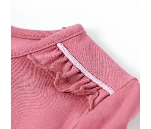 Vaikiški Marškinėliai Ilgomis Rankovėmis, Avietinės Spalvos, 104