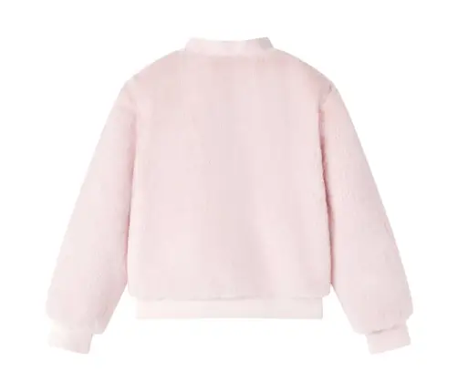 Vaikiška Striukė, Švelniai Rožinė, Dirbtinis Kailis, 92 Dydžio