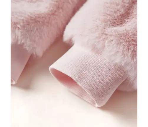 Vaikiška Striukė, Švelniai Rožinė, Dirbtinis Kailis, 92 Dydžio