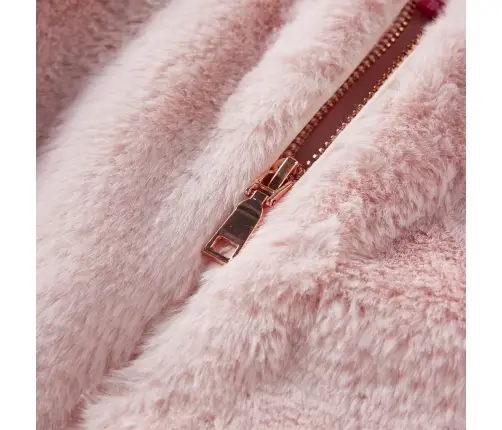 Vaikiška Striukė, Švelniai Rožinė, Dirbtinis Kailis, 104 Dydžio