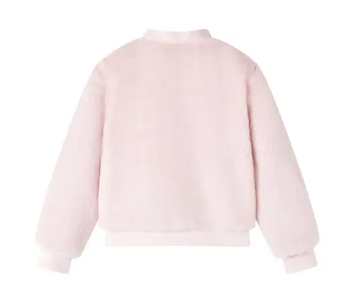 Laste Jakk, Kunstkarusnahk, Pastelne Roosa, 116