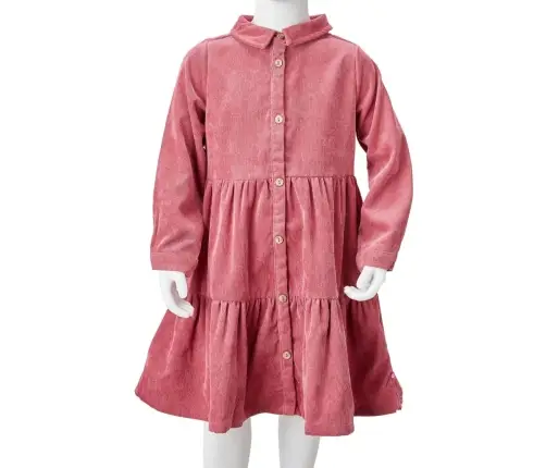 Pikkade Varrukatega Laste Velvetkleit, Vanaroosa, 128